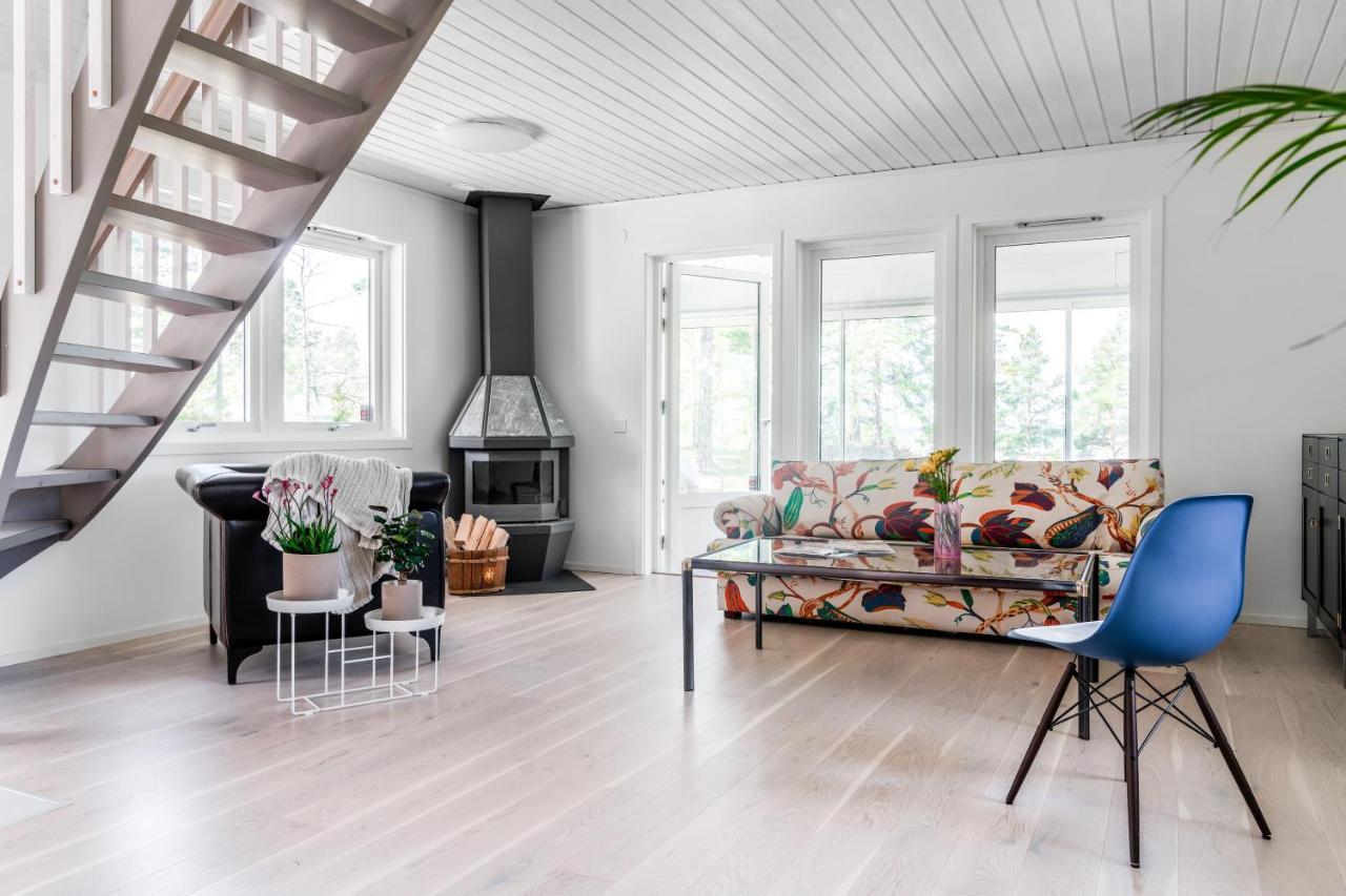 Elegant Home With Stunning Sea View And Garden Sztokholm Zewnętrze zdjęcie
